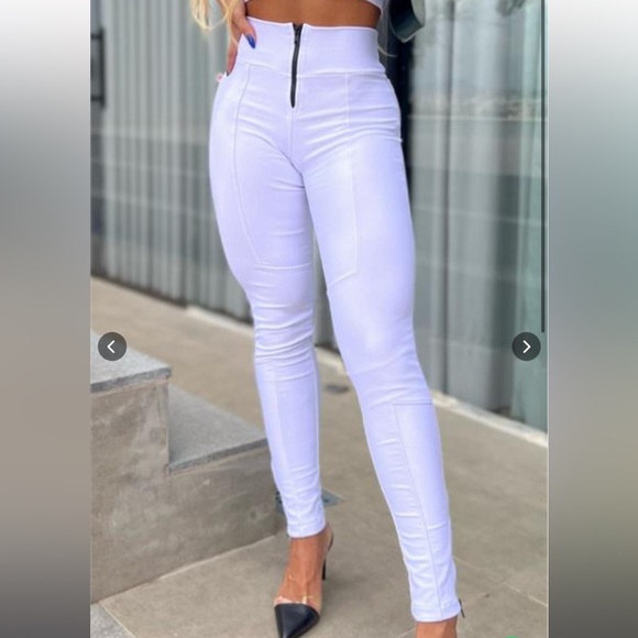 M-L WHITE BIA PRADA PANTS #135-1 Imported 🇧🇷 - Picture 1 of 7